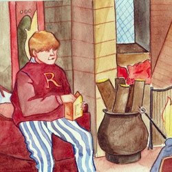 Иллюстрация к фильму "Гарри Поттер"