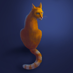 Персонаж рыжий кот