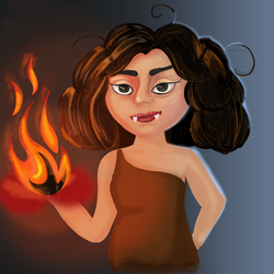 Огненная женщина!