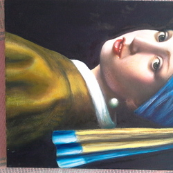 Девушка  с жемчужной сережкой