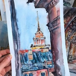 Вид на Адмиралтейство, Санкт-Петербург 