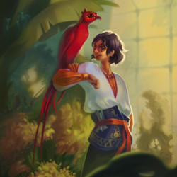 В оранджерее