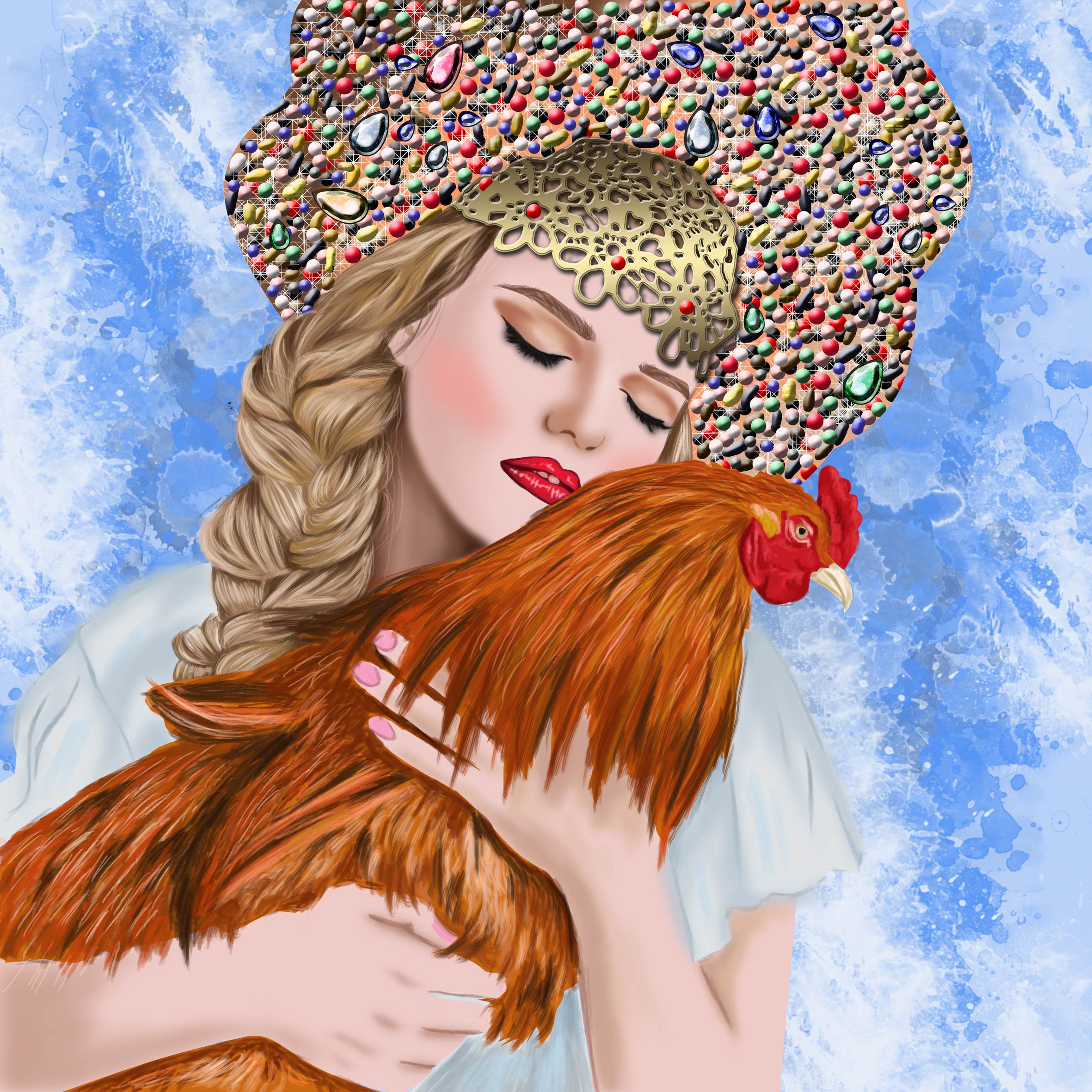 Портрет девушки в кокошнике рисунок. Снегурочка в кокошнике с распущенными волосами картина. Девушка в кокошнике картинка карандашом. Девушка в кокошнике с караваем рисунок. Тетка в кокошнике
