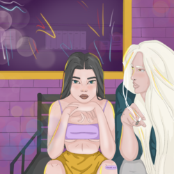 Возле магазина