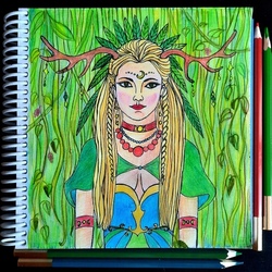 БОГИНЯ ЛЕСА.🌿