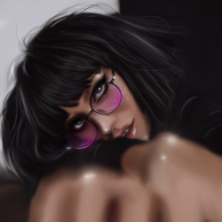 Девушка в очках