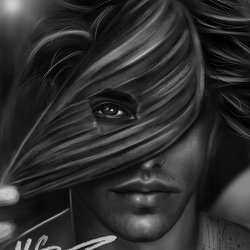 Портрет парня в ч.б