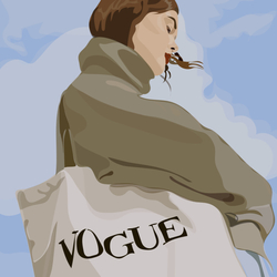 Девушка VOGUE 