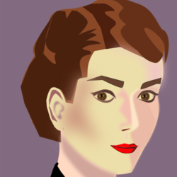 портрет Одри Хеппборн