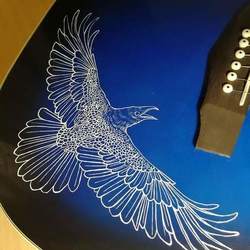 Роспись акустической гитары