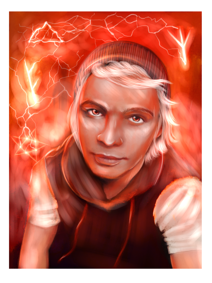 Иллюстрация Сверхъестественное в стиле компьютерная графика,