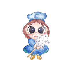 Девочка с конфетой