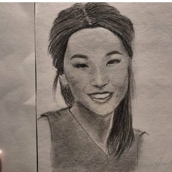 портрет девушки