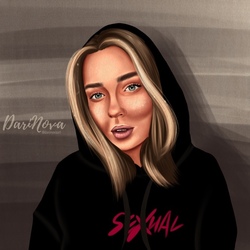 Девушка в трлстовке