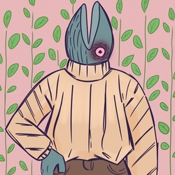 рыба в свитере