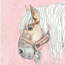 Грустная лошадь