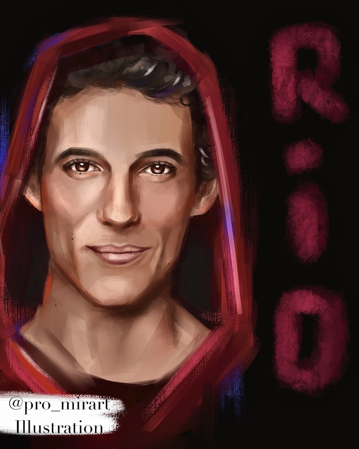 Иллюстрация Рио в стиле портрет | Illustrators.ru