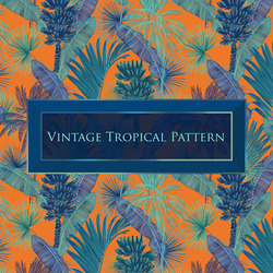 Vintage Tropical pattern