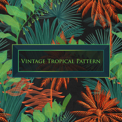 Vintage Tropical pattern