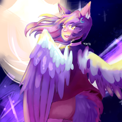 Нэко с крыльями