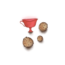 Чашка и печенье