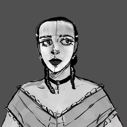 Портрет девушки в викторианском стиле