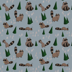 Бесшовный паттерн с енотами