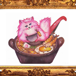 Кот в лапше