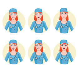 Врач - эмоции персонажа