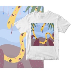 Растровый принт на футболке