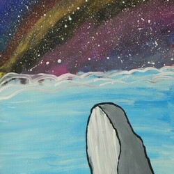 Кит смотрит в космос