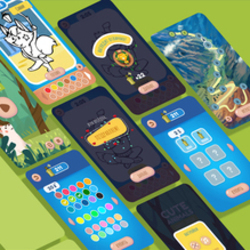 UI for Kids App, Cute Animals