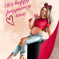 It’s happy pregnancy time