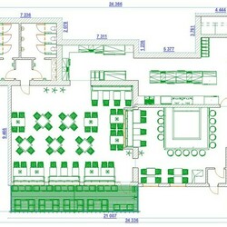 План ресторана