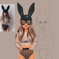 Девушка-зайка