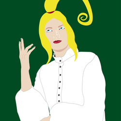 Минималистный портрет