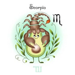 Гороскоп с авокадинкой Скорпион 