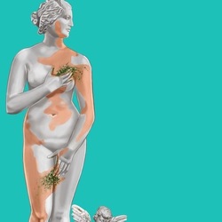 Реклама скраба для тела с зелёным чаем