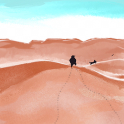 прогулка в пустыне