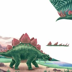 Стегозавр (иллюстрации для книги)