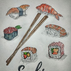 Sushi sketch