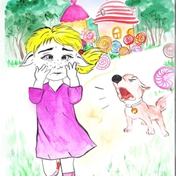 Иллюстрация к детской сказке о троллях