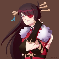 Фан-арт по игре "Genshin Impact"