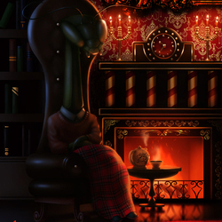 Богомол у камина