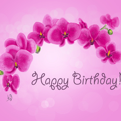 открытка с днём рождения