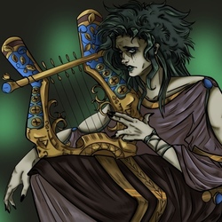 Орфей из игры Hades