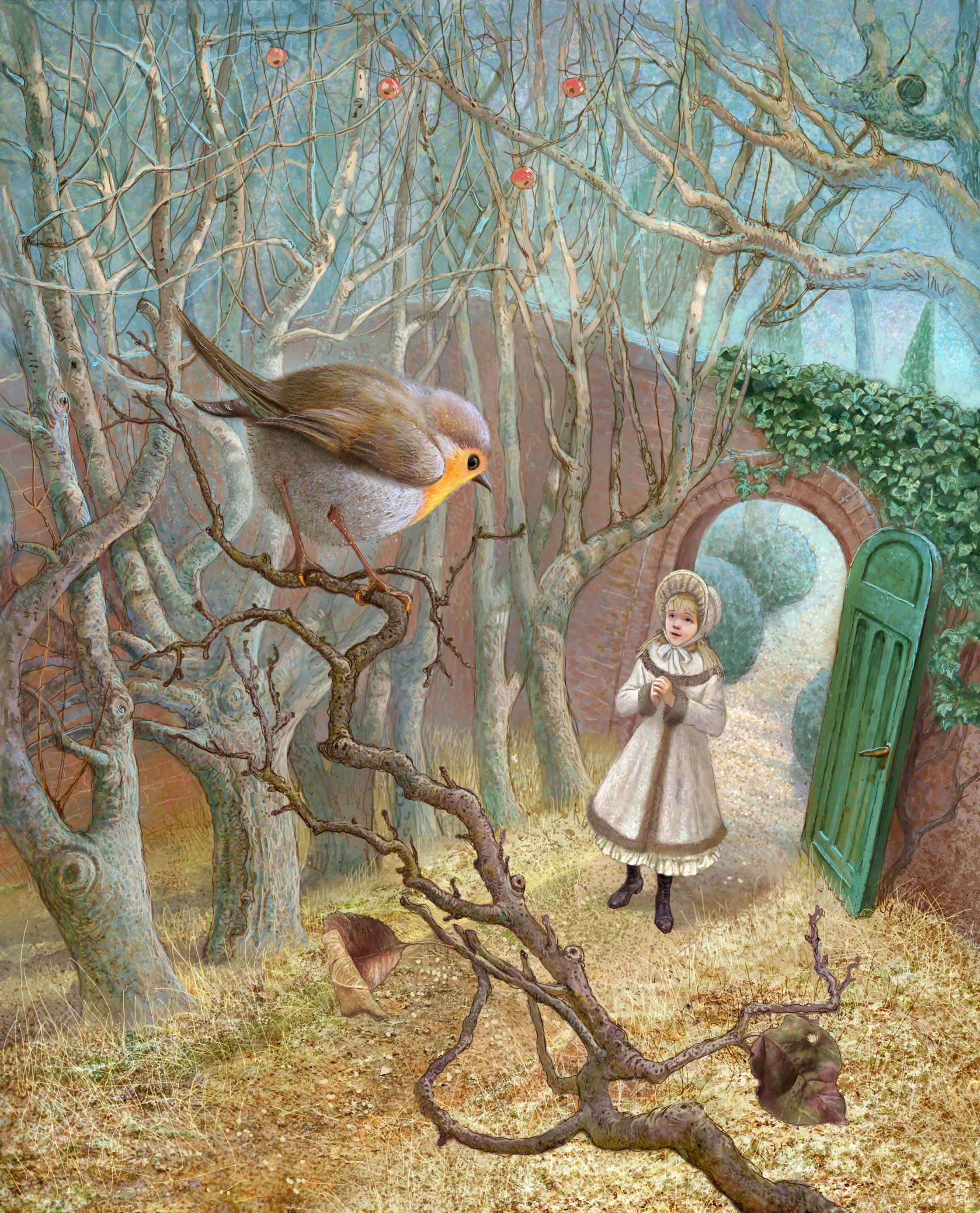 Наталья Климова иллюстрации таинственный сад