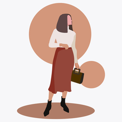 Vector//Girl//Illustration