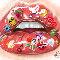 Сочные губы