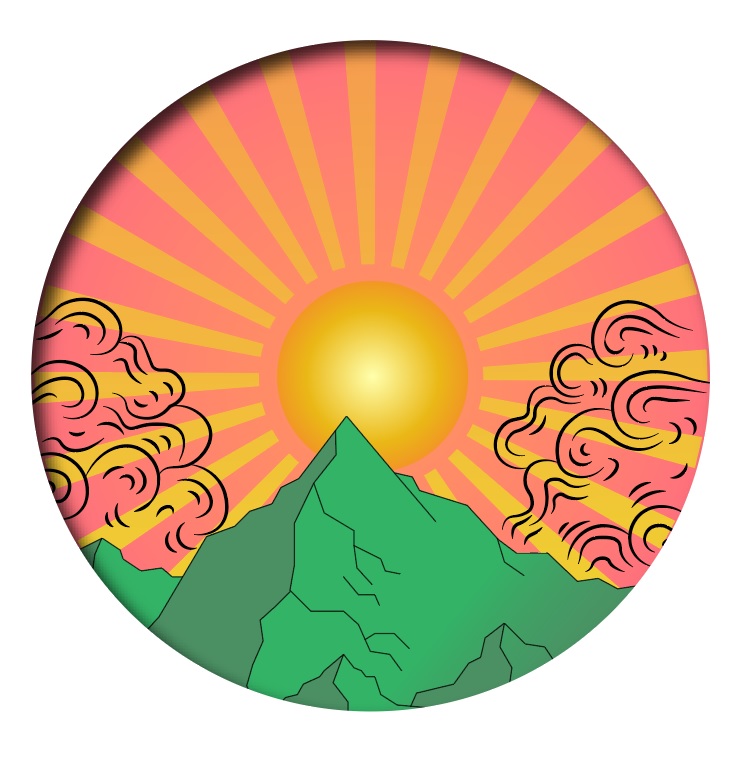 Иллюстрация Гора в стиле 2d | Illustrators.ru